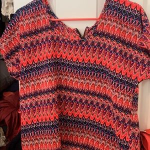 Multi colored blouse